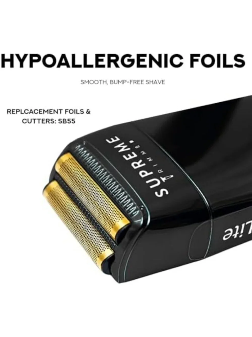 Professional Double Foil Shaver for Men - Crunch Lite Trimmer, Smooth Shave
